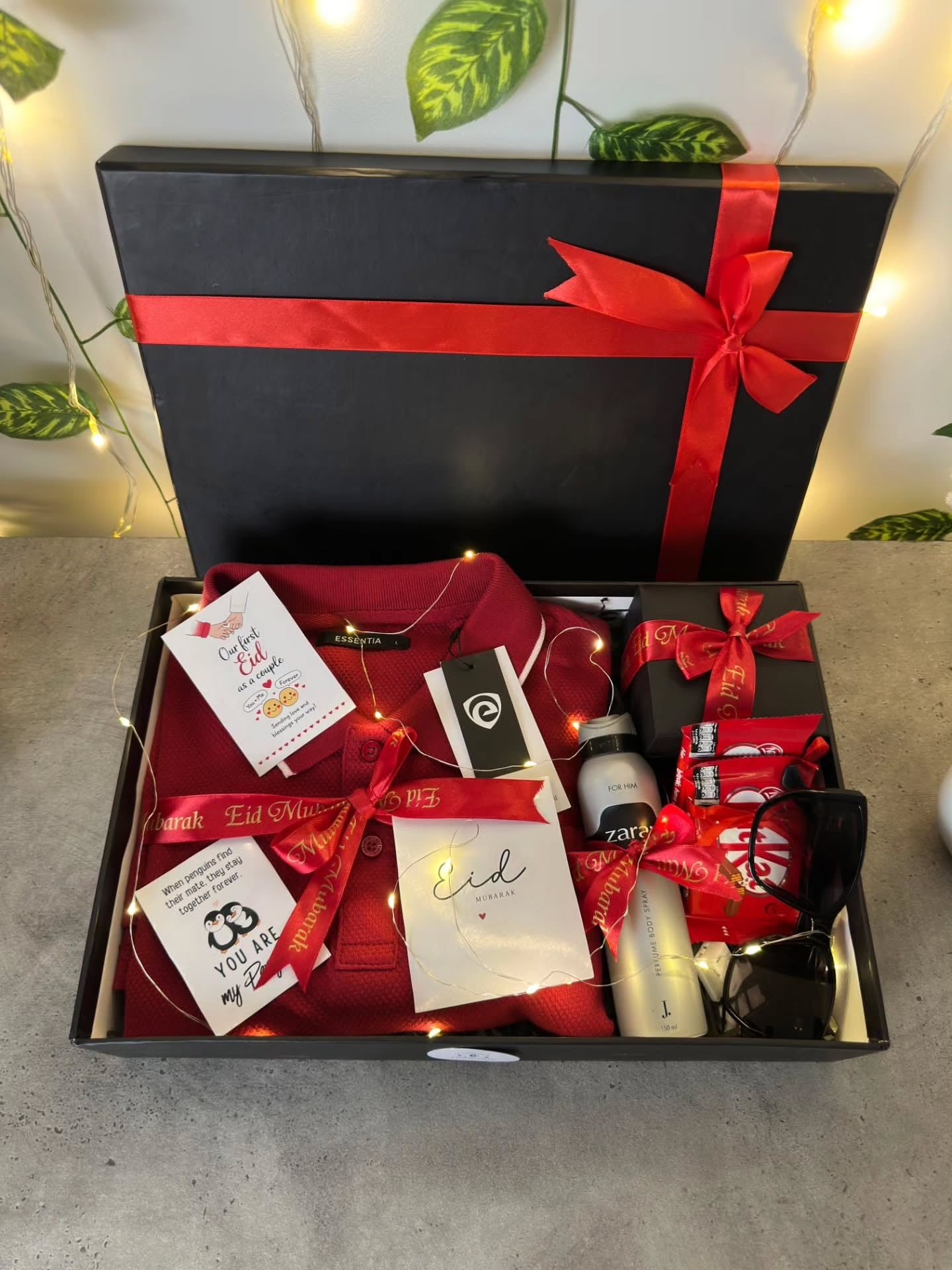 Essentia Shirt, Watch & Glasses Eid Gift Box for Him