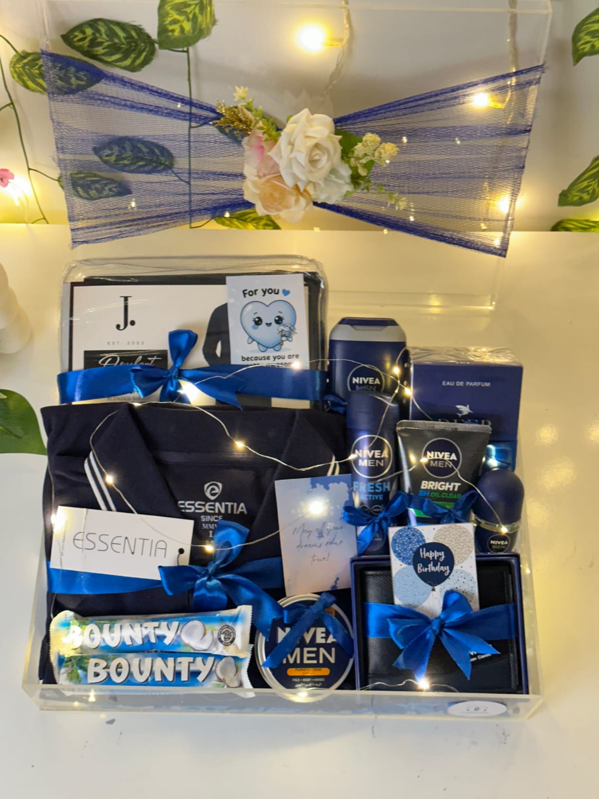 J. Suit, Essentia Shirt & Nivea Premium Eid Hamper for Him